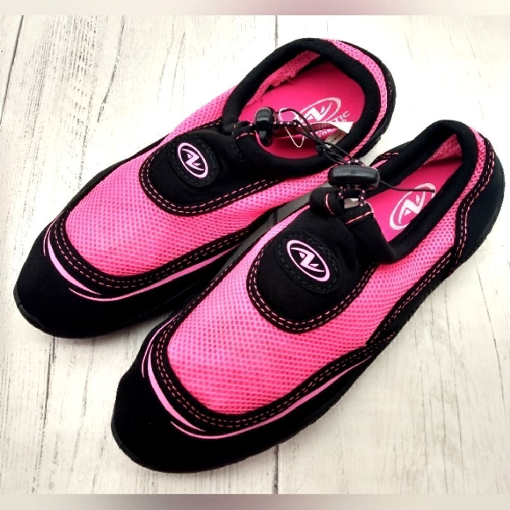 Girls Water Aqua Shoes SZ 5/6 Nwt Kids Neon Pink - Picture 10 of 10